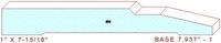 Baseboard 7-15/16" - 1 Baseboard 7-15/16" - 1