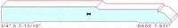 Baseboard 7-15/16" Baseboard 7-15/16"