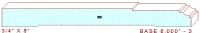 Baseboard 8" - 3 Baseboard 8" - 3