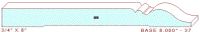 Baseboard 8" - 37 Baseboard 8" - 37