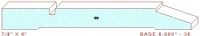 Baseboard 8" - 38 Baseboard 8" - 38