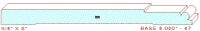 Baseboard 8" - 47 Baseboard 8" - 47