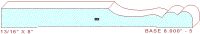 Baseboard 8" - 5 Baseboard 8" - 5