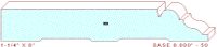 Baseboard 8" - 50 Baseboard 8" - 50