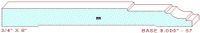 Baseboard 8" - 57 Baseboard 8" - 57