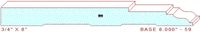 Baseboard 8" - 59 Baseboard 8" - 59