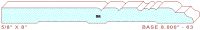 Baseboard 8" - 63 Baseboard 8" - 63