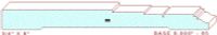 Baseboard 8" - 65 Baseboard 8" - 65