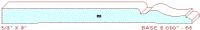 Baseboard 8" - 66 Baseboard 8" - 66