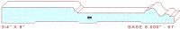 Baseboard 8" - 67 Baseboard 8" - 67