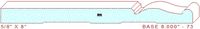Baseboard 8" - 73 Baseboard 8" - 73