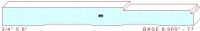 Baseboard 8" - 77 Baseboard 8" - 77
