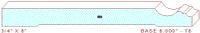 Baseboard 8" - 78 Baseboard 8" - 78