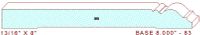 Baseboard 8" - 83 Baseboard 8" - 83