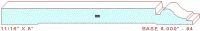 Baseboard 8" - 84 Baseboard 8" - 84
