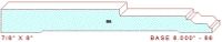 Baseboard 8" - 86 Baseboard 8" - 86