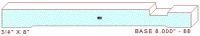 Baseboard 8" - 88 Baseboard 8" - 88