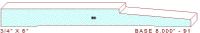 Baseboard 8" - 91 Baseboard 8" - 91