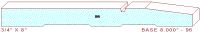 Baseboard 8" - 96 Baseboard 8" - 96