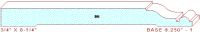 Baseboard 8-1/4" - 1 Baseboard 8-1/4" - 1
