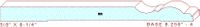 Baseboard 8-1/4" - 4 Baseboard 8-1/4" - 4