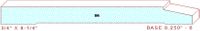 Baseboard 8-1/4" - 6 Baseboard 8-1/4" - 6