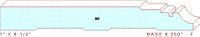Baseboard 8-1/4" - 7 Baseboard 8-1/4" - 7