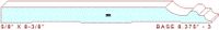 Baseboard 8-3/8" - 3 Baseboard 8-3/8" - 3