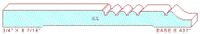 Baseboard 8-7/16" Baseboard 8-7/16"