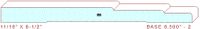 Baseboard 8-1/2" - 2 Baseboard 8-1/2" - 2