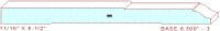 Baseboard 8-1/2" - 3 Baseboard 8-1/2" - 3