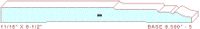 Baseboard 8-1/2" - 5 Baseboard 8-1/2" - 5