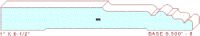 Baseboard 8-1/2" - 8 Baseboard 8-1/2" - 8