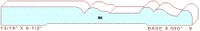 Baseboard 8-1/2" - 9 Baseboard 8-1/2" - 9