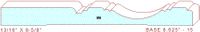Baseboard 8-5/8" - 15 Baseboard 8-5/8" - 15