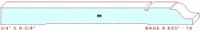 Baseboard 8-5/8" - 18 Baseboard 8-5/8" - 18