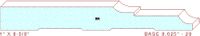 Baseboard 8-5/8" - 20 Baseboard 8-5/8" - 20