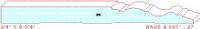 Baseboard 8-5/8" - 27 Baseboard 8-5/8" - 27