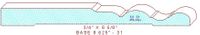 Baseboard 8-5/8" - 31 Baseboard 8-5/8" - 31