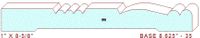 Baseboard 8-5/8" - 35 Baseboard 8-5/8" - 35
