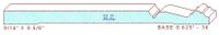 Baseboard 8-5/8" - 36 Baseboard 8-5/8" - 36