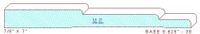 Baseboard 8-5/8" - 38 Baseboard 8-5/8" - 38