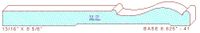 Baseboard 8-5/8" - 41 Baseboard 8-5/8" - 41
