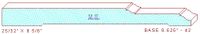 Baseboard 8-5/8" - 42 Baseboard 8-5/8" - 42