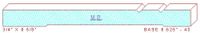 Baseboard 8-5/8" - 43 Baseboard 8-5/8" - 43