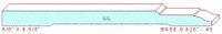 Baseboard 8-5/8" - 45 Baseboard 8-5/8" - 45