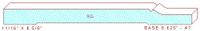 Baseboard 8-5/8" - 47 Baseboard 8-5/8" - 47