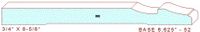 Baseboard 8-5/8" - 52 Baseboard 8-5/8" - 52
