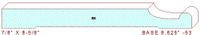 Baseboard 8-5/8" - 53 Baseboard 8-5/8" - 53