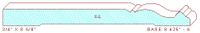 Baseboard 8-5/8" - 6 Baseboard 8-5/8" - 6